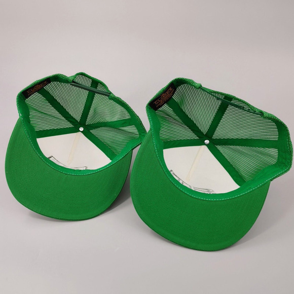 2 B'HOOD Hat Green Mesh Classic Snapback Trucker Bundle - Picture 11 of 15